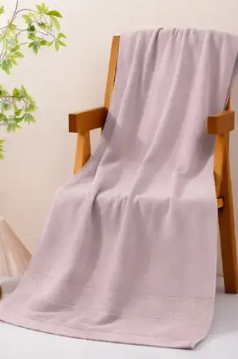 Махрові банні рушники 70x140 см - великий сімейний набір 6 шт. DT-504-72 м'яка махра різні кольори для ванни та душу - фото 4