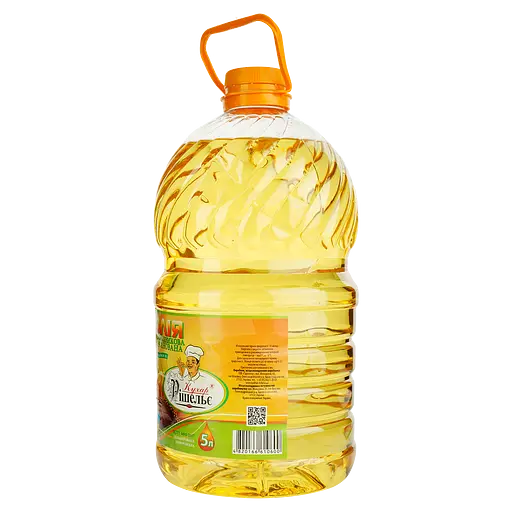Олія соняшникова Кухар Рішельє рафінована 5 л - фото 3