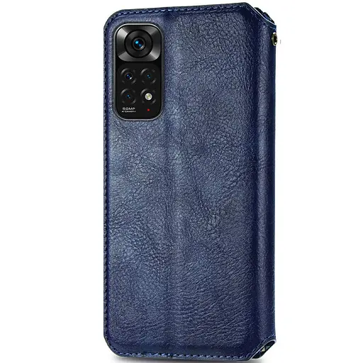 Шкіряний чохол-книжка GETMAN Cubic (U) для Xiaomi Redmi Note 11Pro 4G/5G / 12Pro 4G Синій - фото 2