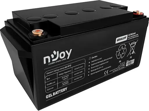 Акумуляторна батарея nJoy 12 V 65 Ah GEL (гелева) клеми T6 - фото 2