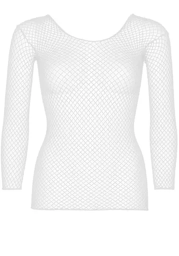 Топ Leg Avenue Long Sleeves T-Shirts White One Size - фото 3