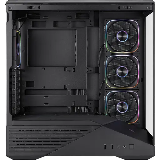 Корпус 1stPlayer GM7-BK-3FN7R-1FN7 Black - фото 6