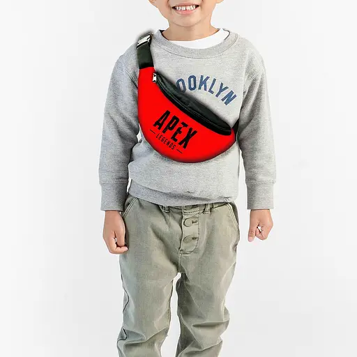 Сумка-бананка  "Apex Legends" з принтом, 32х15см, дитяча, молодіжна (00035)