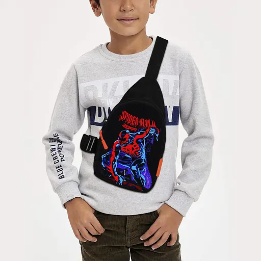 Сумка через плече дитяча Людина-павук 29х17 см сумка слінг для хлопчика (02264)