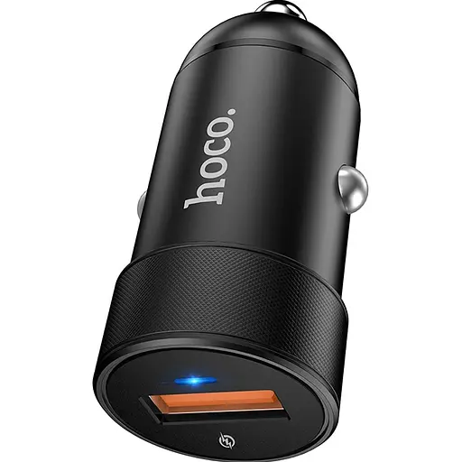 Автомобільний зарядний пристрій Hoco Z32A Flash Power USB-A Black (717788) [151282] - фото 5