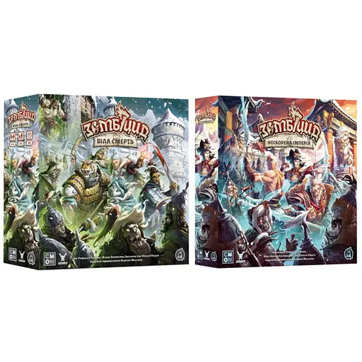Настільна гра Geekach Games Зомбіцид. Біла смерть з доповненням Нескорена Імперія (укр.) (GKCH234wd+1) - фото 1
