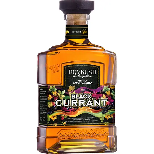 Спиртний напій Довбуш Карпатський Чорна Смородина 30% 1 л (2 шт. х 0.5 л) - фото 2
