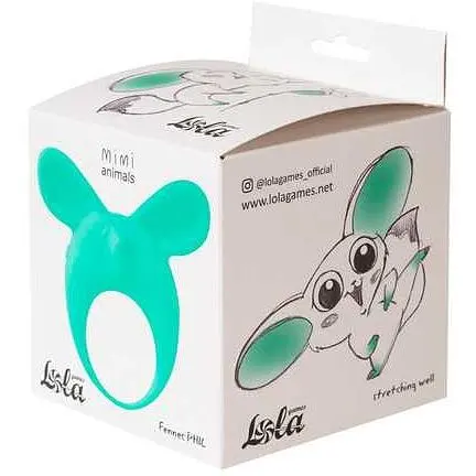 Віброкільце Lola Games MiMi Animals Fennec Phil 7.9 см зелене - фото 3