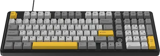 Клавіатура Ajazz AK980 MAX Magnetic switches Black Gray Yellow (AK980-MAX-M-BGY) - фото 2