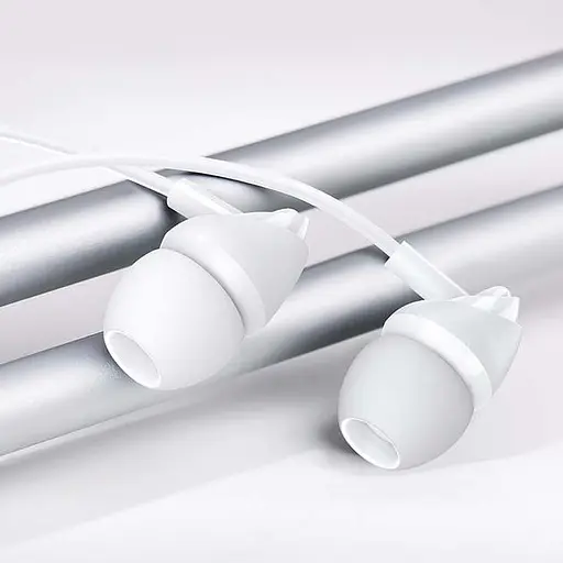 Провідні навушники Usams In-ear Plastic EP-39, 3.5mm, 1.2m, white - фото 4