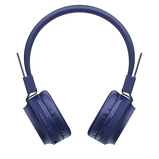 Навушники Bluetooth Hoco W25 Promise wireless headphones microSD Blue (2072305402) - фото 2