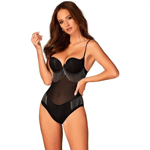 Боди Obsessive Milladis M/L черный