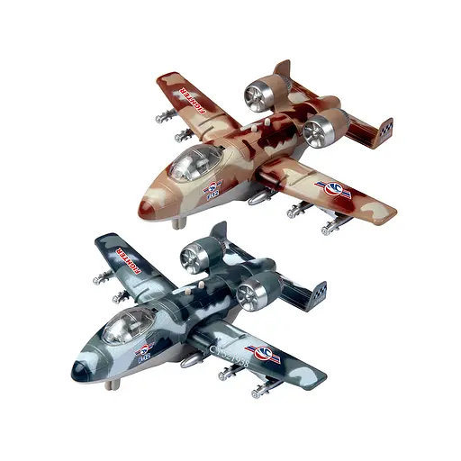 Самолет металлический инерционный, XG879-101, звуковые эффекты (В ассортименте) - фото 2