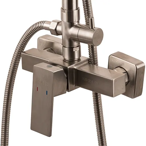 Душова система Globus Lux Sicilia SBQ-SH-105, Нікель - фото 2