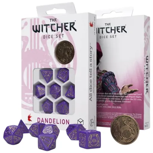 Набір кубиків The Witcher Dice Set. Dandelion - Viscount de Lettenhove , 7 шт. (SWDA01)