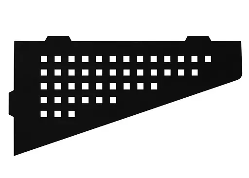 Кутова полиця для ванни Rea SF05 30 black matt REA-06014, Чорний матовий - фото 4