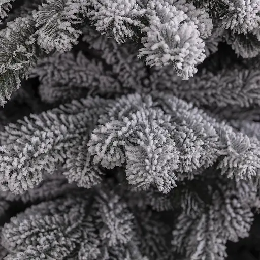 Штучна хвойна гірлянда LUGI 1 м засніжена, новорічна гірлянда лита реалістична засніжена Преміум TD-BRNCHSN1 - фото 4