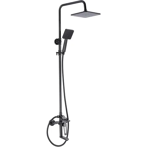 Душовя система Rea Blade з виливом Old Black REA-B9976, Чорний - фото 1