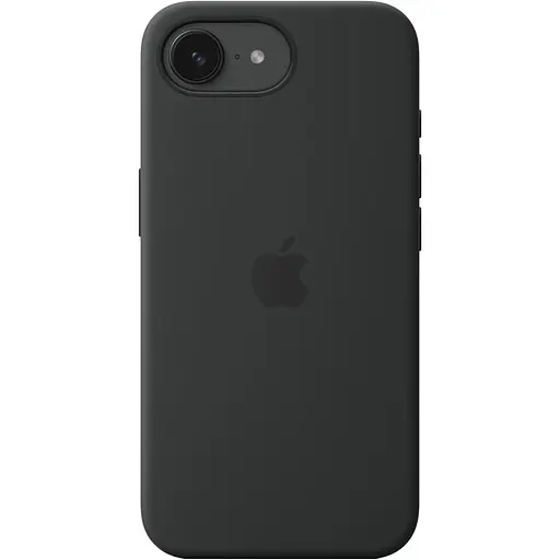Чехол Silicone Case with MagSafe для Apple iPhone 16e Black AAA [138723] - фото 2