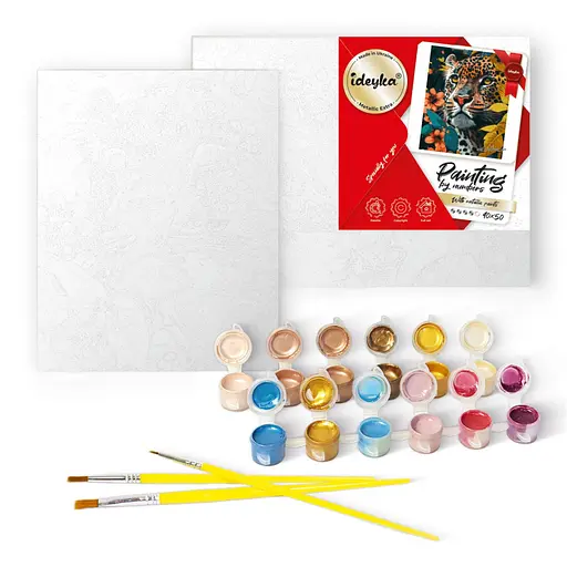 Картина за номерами "Таємниці розквіту" Ідейка KHO8510 з фарбами металік 40х50 см - фото 2