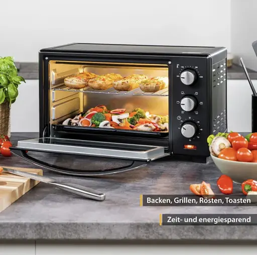 Духовка First FA-5042-2 19 л конвекция черная - фото 6