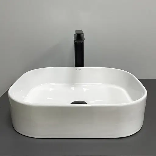 Умивальник VBI Vestone 45 білий накладний VBI-017000, Білий - фото 2