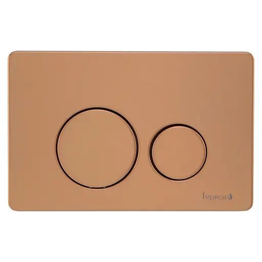 Клавиша смыва Imprese i7111SR розовое золото глянец - фото 1