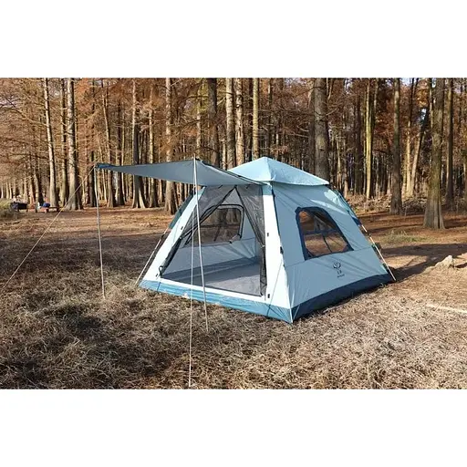 Кемпинговая палатка Square Tent 210×210×140 см автоматическая конструкция 210D Oxford водонепроницаемая - фото 1