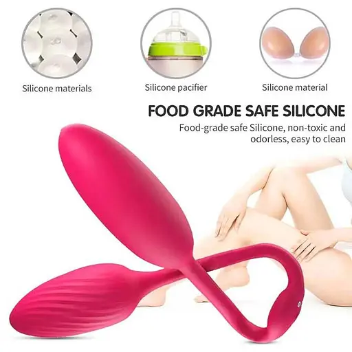 Двойной гибкий анально-вагинальный вибратор Pretty Love Double Egg - фото 4