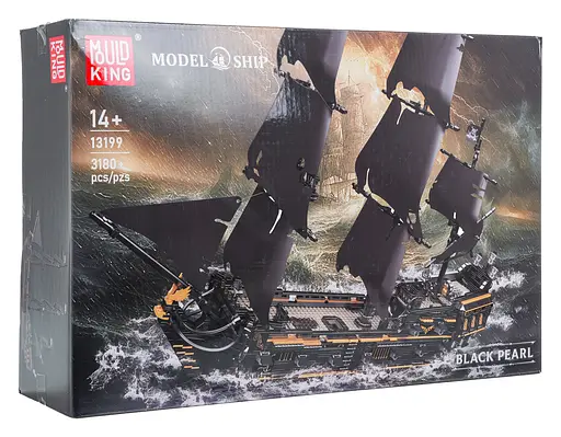 Конструктор "Піратський корабель" 3180 елементів чорний Mould King - фото 4