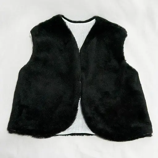 Маскарадная жилетка черная 35см