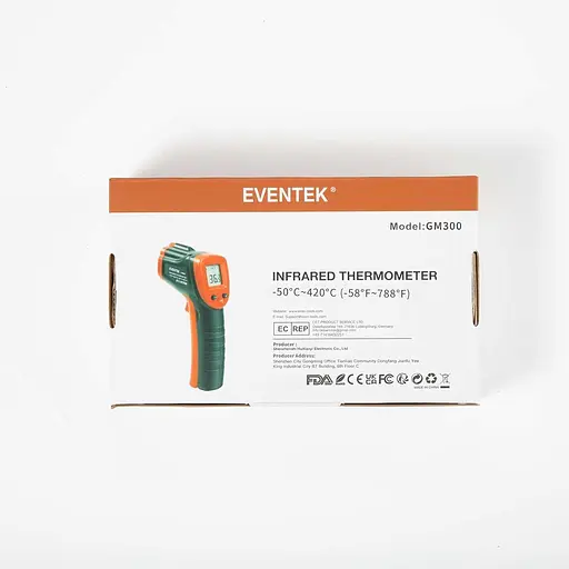 Лазерный инфракрасный термометр пирометр датчик температуры Eventek от -50 до + 380 °C - фото 9