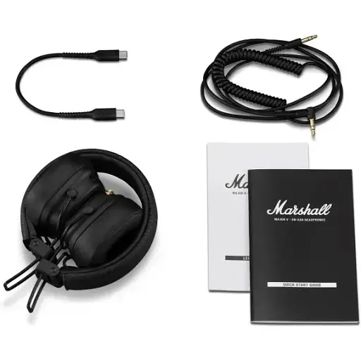 Bluetooth-гарнитура Marshall Major V Black (1006832) - фото 10