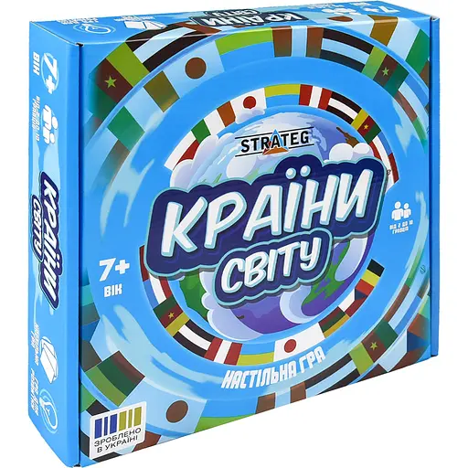 Настільна гра Strateg Країни світу (30952) - фото 1