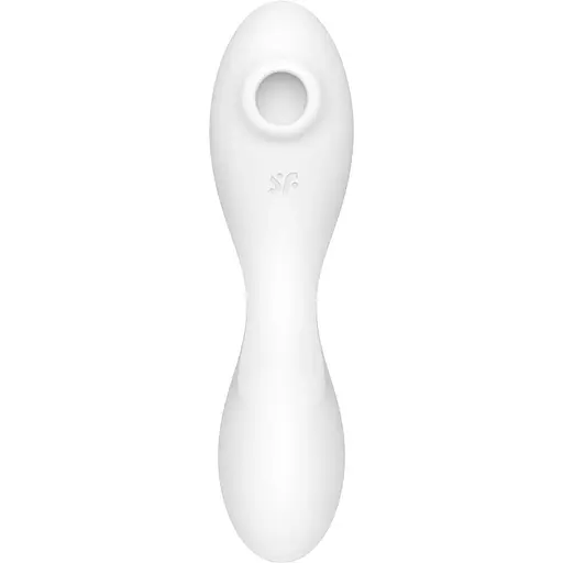 Вакуумний смарт-стимулятор із вібрацією Satisfyer Curvy Trinity 5 (White) - фото 2