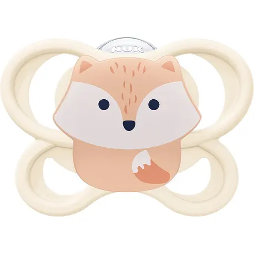 Пустушка Nuk Perfect Match Air силіконова розмір 1 0-6 міс. лисиця (3954156) - фото 1