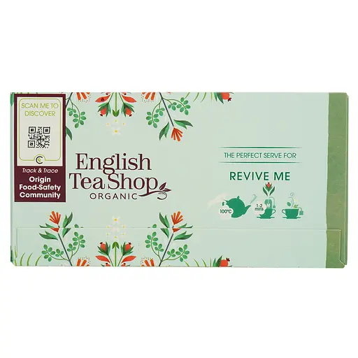 Суміш органічна English Tea Shop Revive Me WellnessBlend 30 г (20 шт. х 1.5 г) (818906) - фото 5
