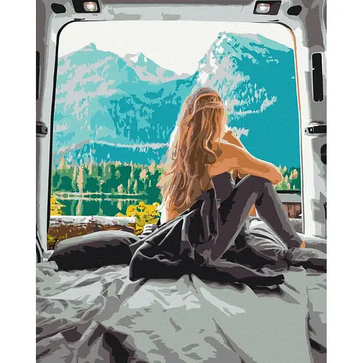 Картина за номерами Гірський ранок Brushme 40x50 см кольорова 000277368