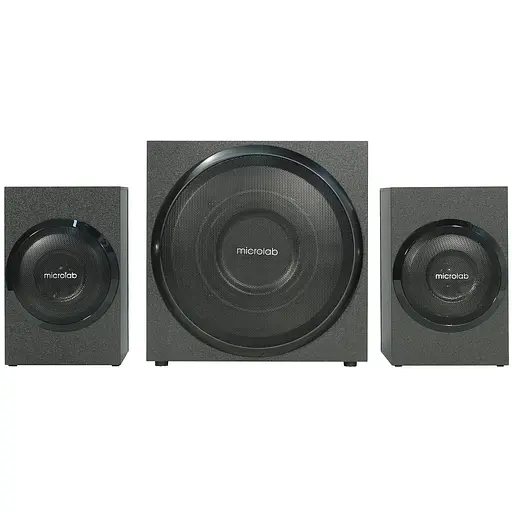 Акустическая система Microlab 2.1 M-110 Black (M-110) - фото 1