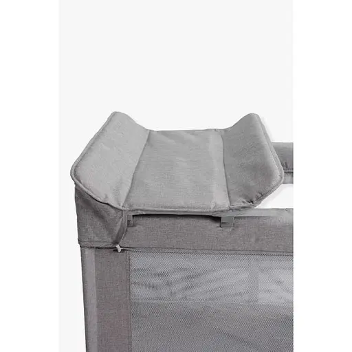 Кровать-манеж VELANO Tino со вторым ярусом и пеленатором Light grey (46159) - фото 4