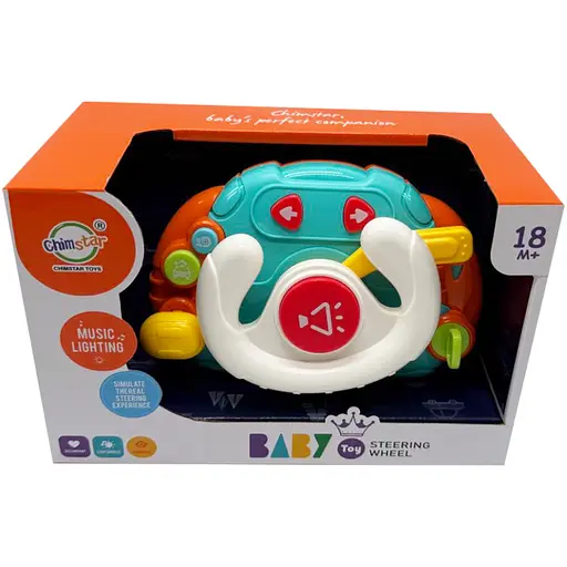 Детский игровой автотренажер Bambi 503-17(Turquoise) световые и звуковые эффекты - фото 1