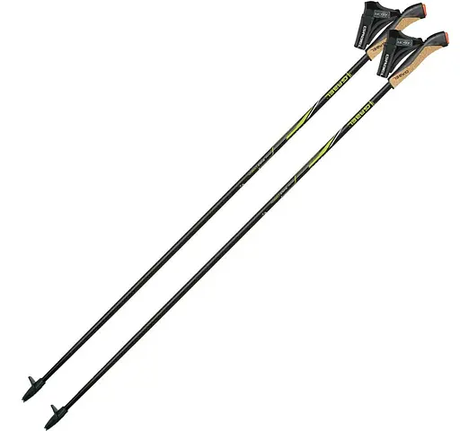 Палиці для скандинавської ходьби Gabel FX-75 Snake Carbon 125 Dual Spike (7009351011250) (DAS302750) - фото 1