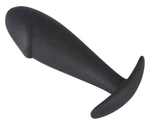Анальна пробка Orion Black Velvets Butt Plug 10 см (чорний) - фото 5