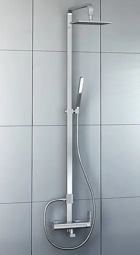 Душова система Kohlman Foxal chrome QW276F, Хром - фото 2