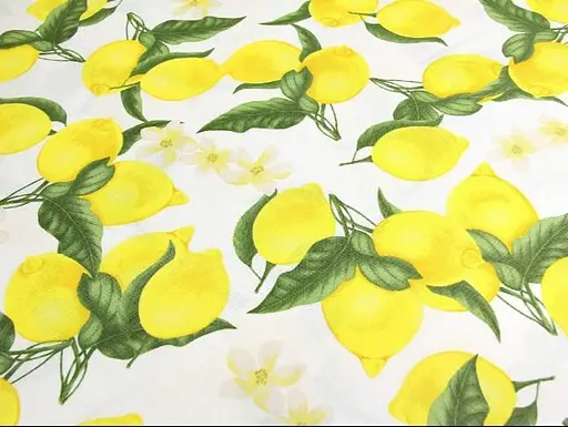 Тканина з тефлоновим просоченням Лимони принт (від 1 м) - фото 5