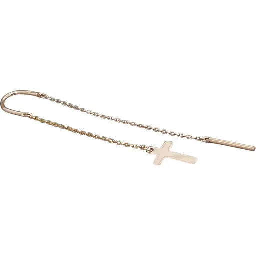 Золота моносережка Платон Хрестик. 1С369/00Б-1