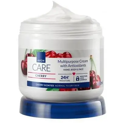 Мультифункціональний крем Avon для обличчя рук і тіла з антиоксидантами та ароматом вишні 400 мл - фото 1