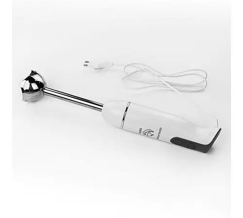 Блендер занурювальний Grunhelm EBS-550SW нержавіюча сталь 2 швидкості 550 Вт Білий - фото 3