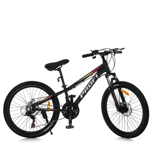 Велосипед MTB2601-2, 26 дюймів, алюмінієва рама 13 Shimano 21SP чорний