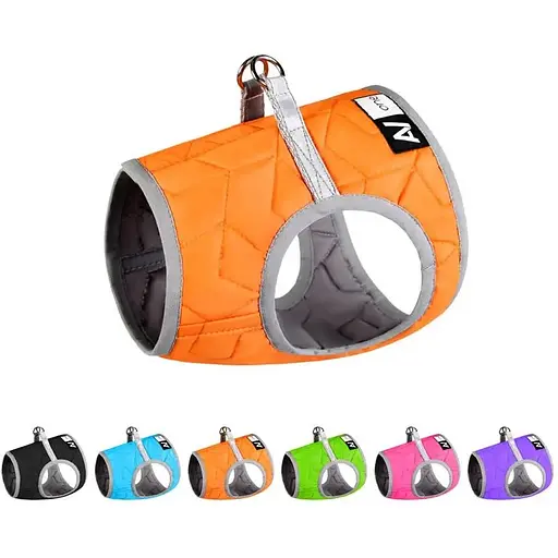 Шлея AiryVest One м'яка розмір XS2 помаранчева - фото 3